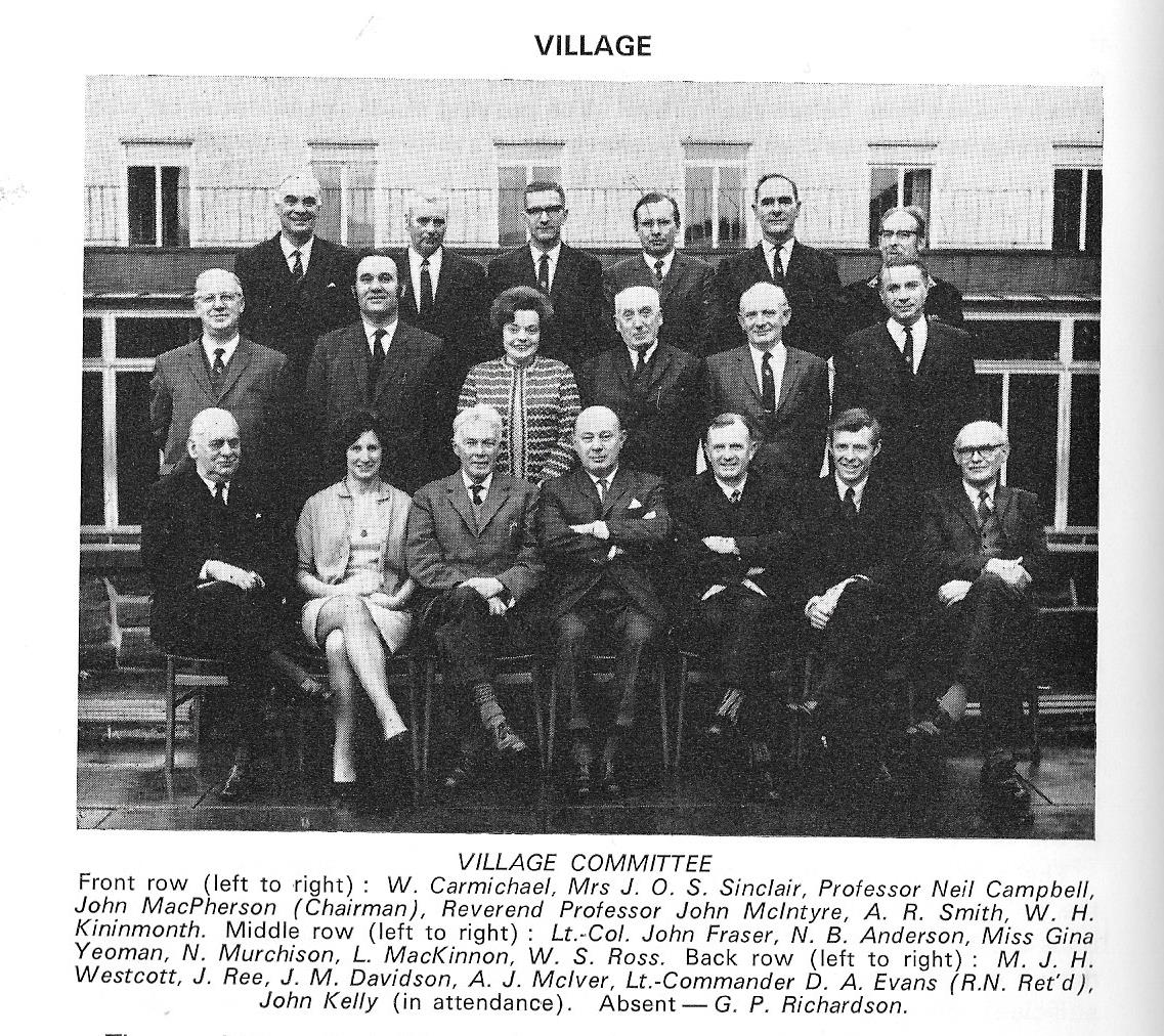 Willie with the Village Committee