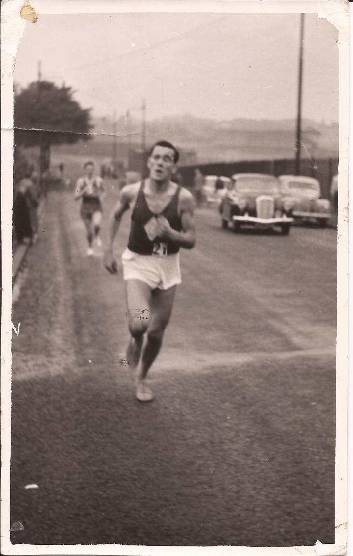 Danny running in the McAndrew 1959