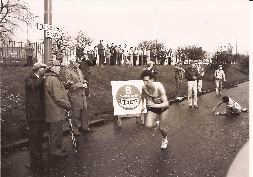 Ken Mortimer at the start of Stage 8