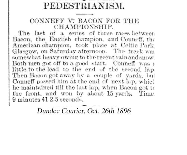 Celtic Park: 1896 pedestrianism