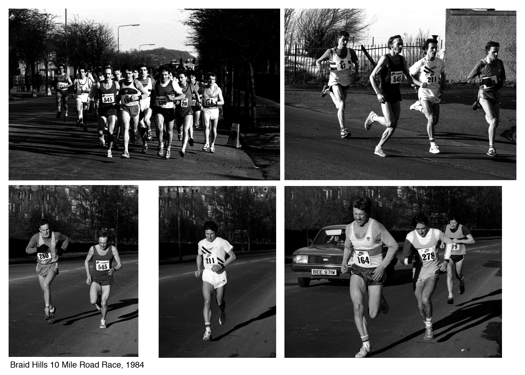 Braid Hills 10 Miler, 1984. Photo G MacIndoe