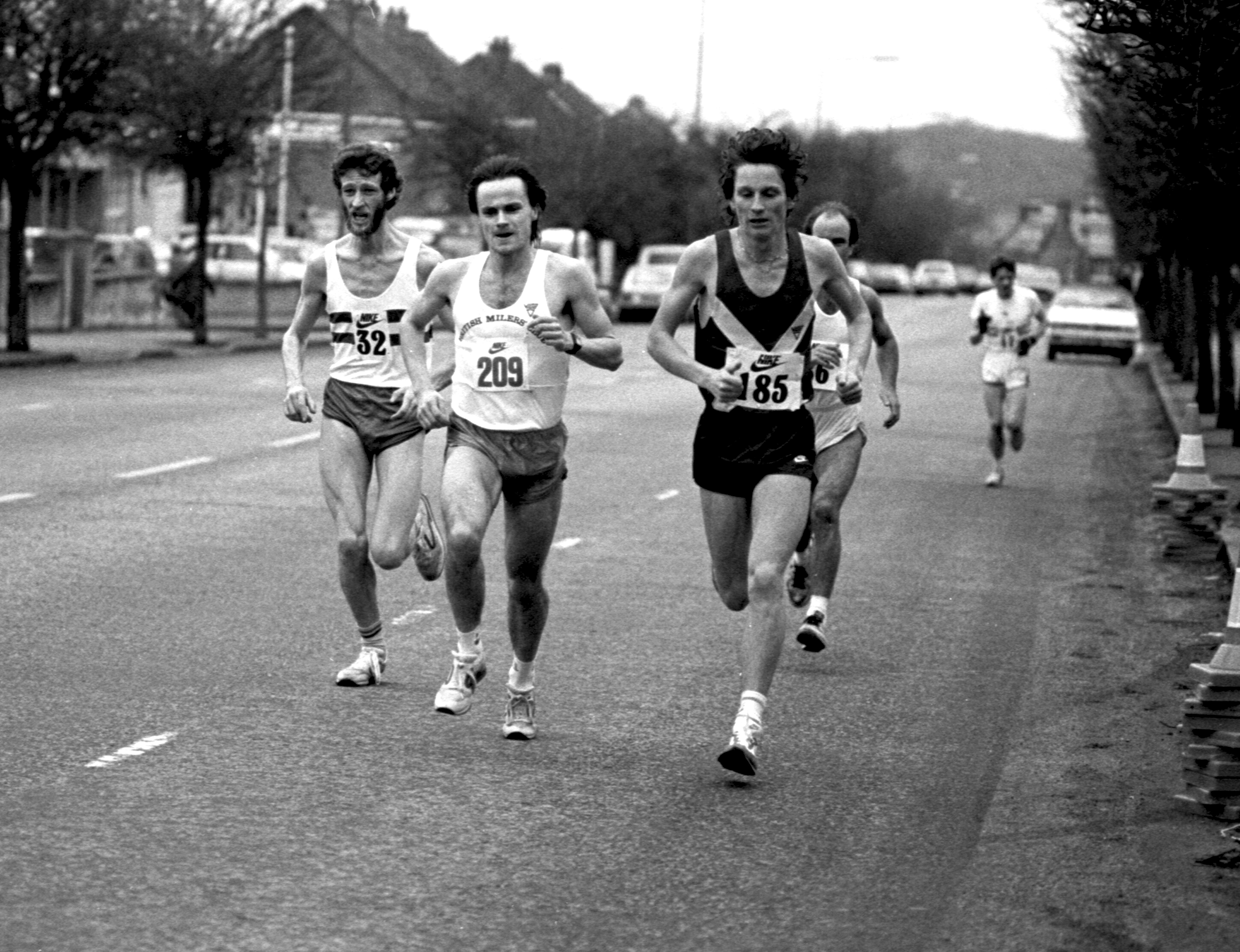 Cameron, Barrie, Fleming, Daly, Robertson - University 10, Edinburgh 1985. photo. Graham MacIndoe