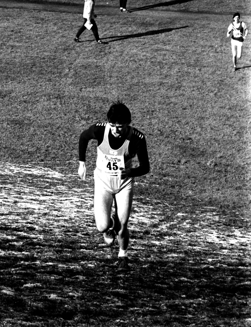 Glen Stewart 1st Senior Boy, NationalXC, 1986