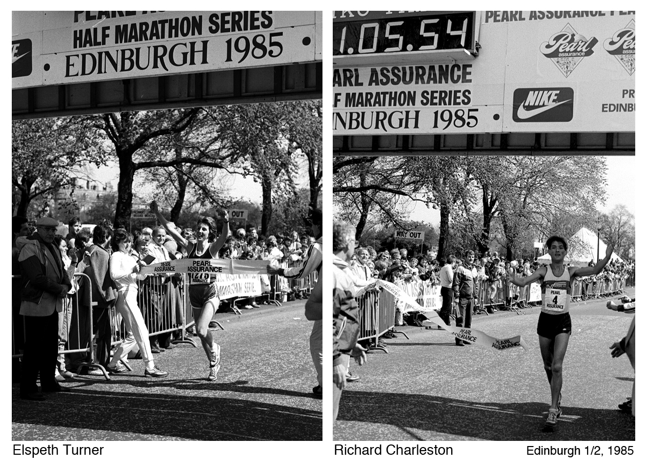 Edinburgh Half Marathon, 1985. Phot - MacIndoe