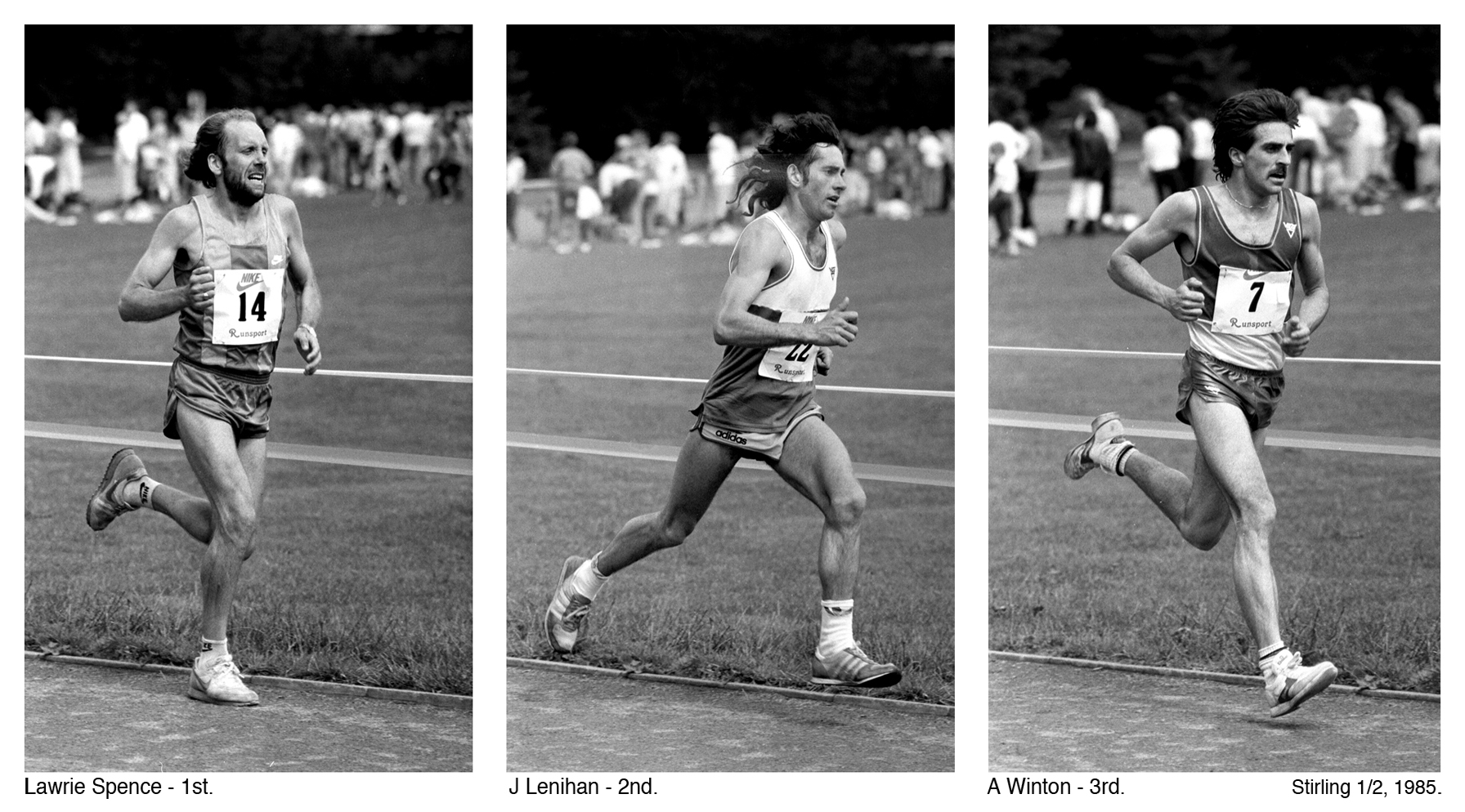 Lawrie Spence - 1st, Stirling Half, 1985. Photo Graham MacIndoe