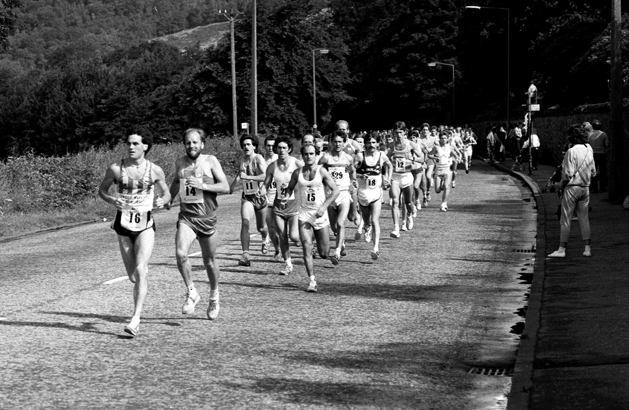 Stirling Half Marathon Start, 1985