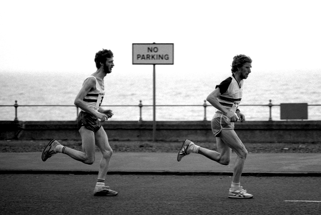 Scottish AAA Marathon 1985. Cameron, Youngson 13 miles