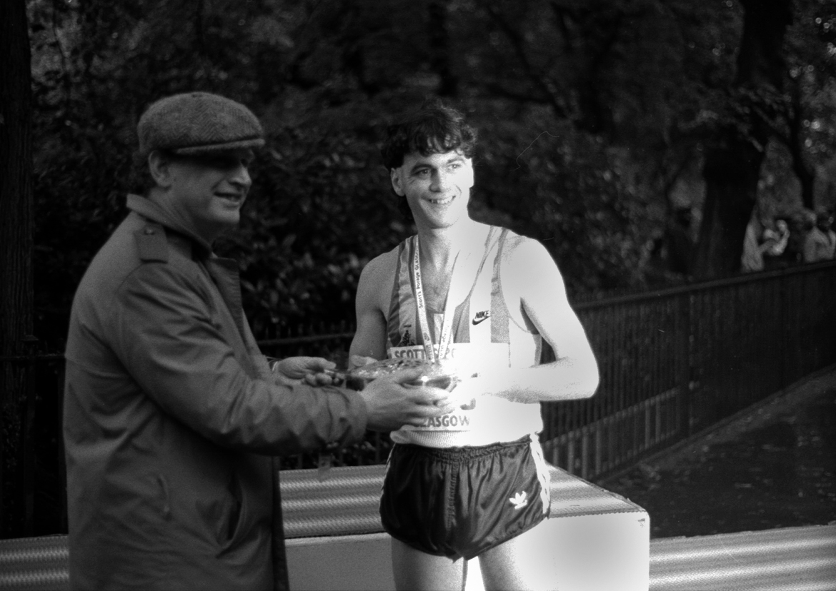 mike carrol - 1st scot glasgow marathon 1985