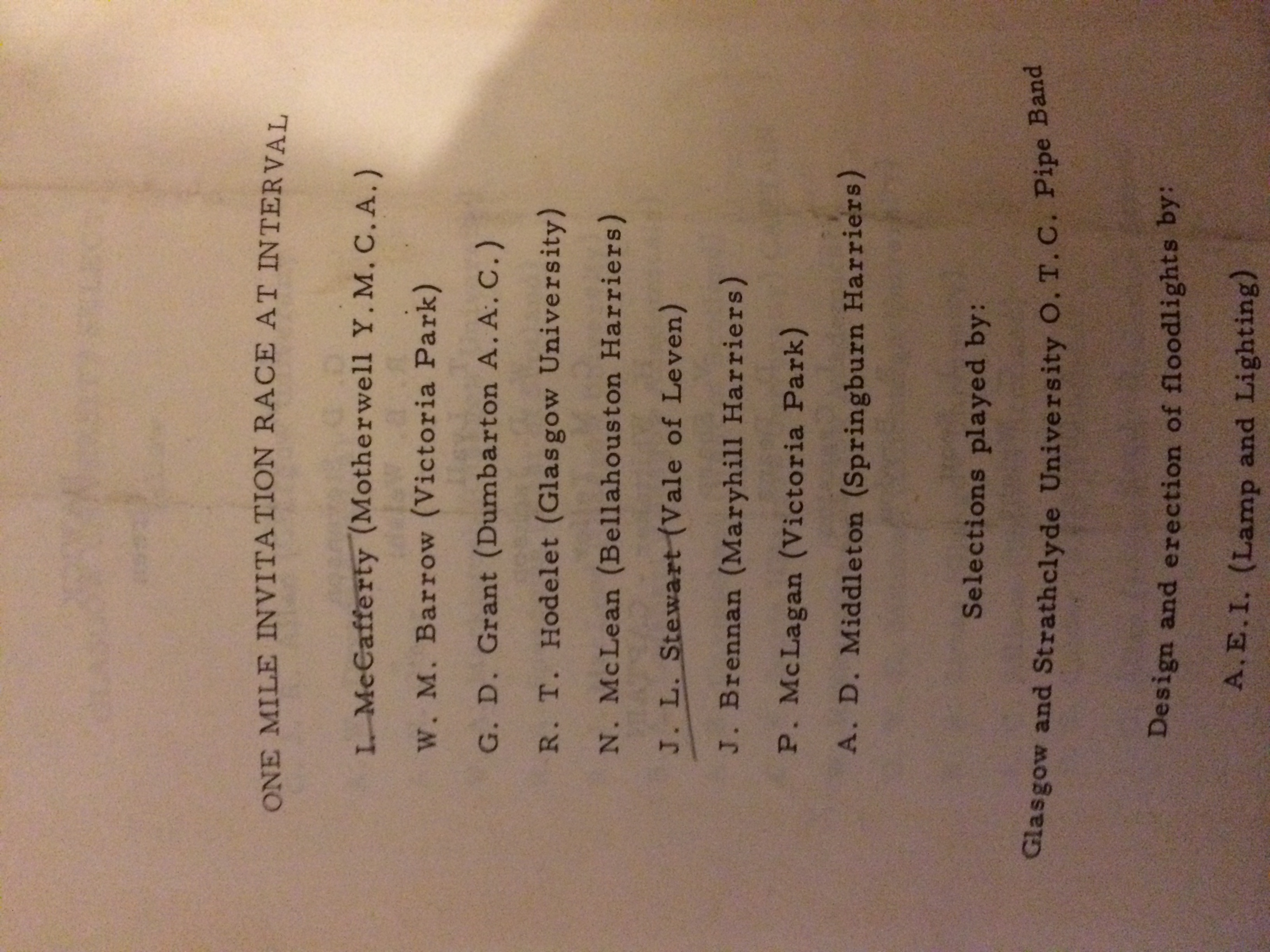 Field for Westerlands Mile