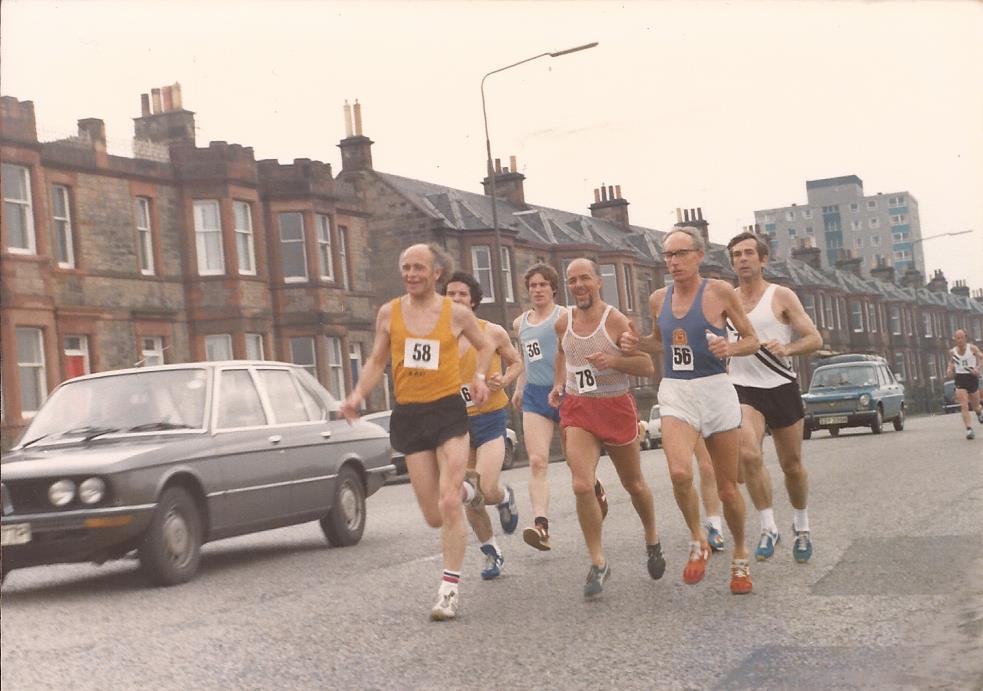 A group including Gordon Porteous and Chick Third