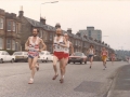 Shortly after the start: Graham Laing, Martin Craven and Sandy Cameron
