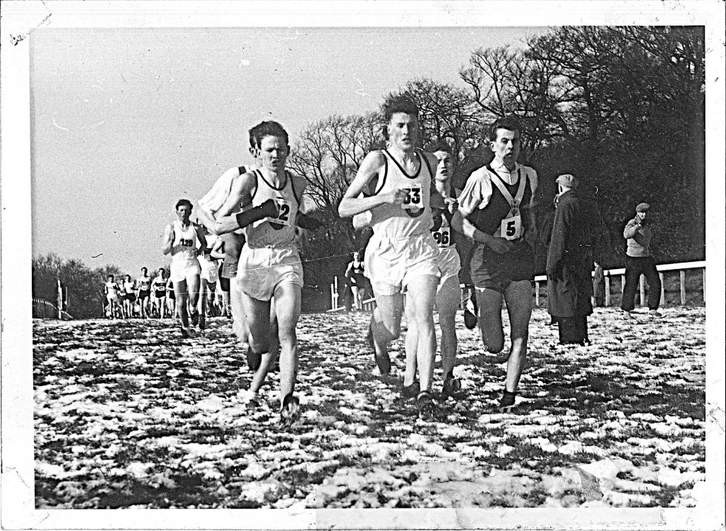 Bill Goodwin Scottish Championships 1955 (start of race) Anent