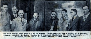 1937 Scottish ICCU team