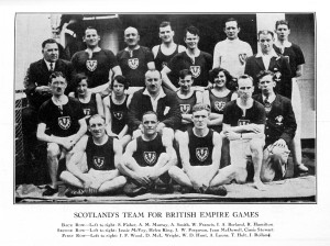 Scottish team, 1930 British Empire Games