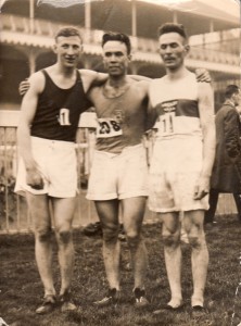 Peter Allwell Emmett Farrell and Alec Dow at Ayr