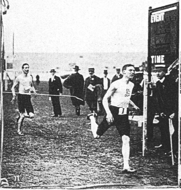 1908 Oly steeplechase finish