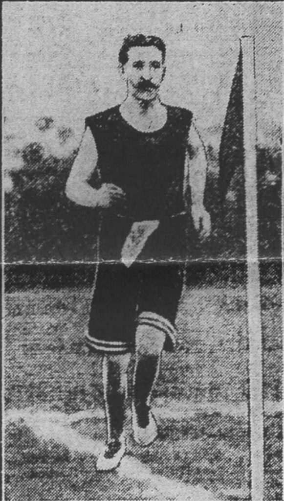 1910 ABERDEENSHIRE MARATHON WINNER JIM GREIG